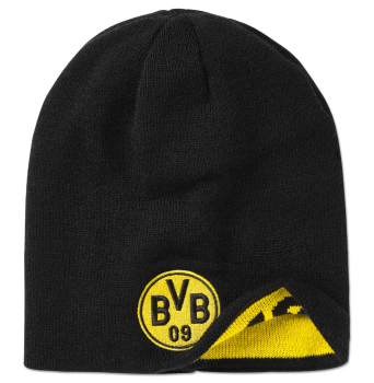 Preview: Borussia Dortmund - Logo Beanie wendbar Kinder